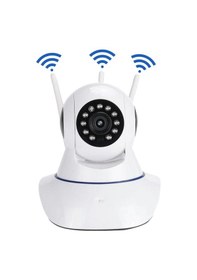 Resim Yoosee Uygulama Uyumlu Kablosuz Ip Güvenlik Kamerası 3 Antenli 