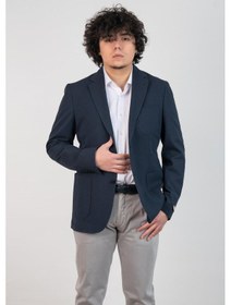 Resim Sir Slimfit Torba Cep Dokulu Astarsız Erkek Tek Ceket(535624665) 