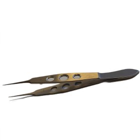 Resim AZİM Cerrahi pansuman forceps cerrahi cımbız düz dişsiz 10cm 0.5mm 