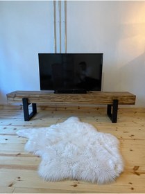 Resim NINE WOOD Kütük Tv Ünitesi(kahverengi) 