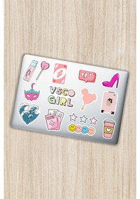 Resim Vsco Girl Laptop Notebook Tablet Telefon Sticker Set 011 