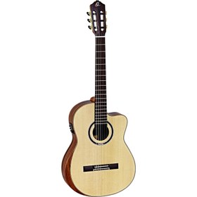 Resim Ortega Private Room Striped Suite Elektro Klasik Gitar (Natural) 