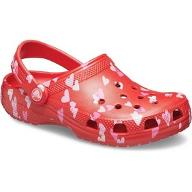 Resim Crocs Classic VDay Clog T Çocuk Terlik CR209755-6ZR Kırmızı-22-23 