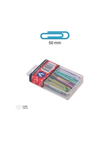 Resim Ark Pvc Kaplı Renkli Ataç 50 Mm, 20 Gr 2 Adet 
