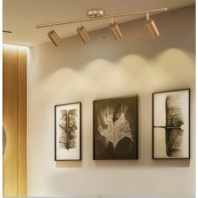 Resim Riolight Led 4xgu10 Duylu Harketli Başlık Eskitme Spot Ampül Dahildir. 