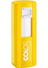 Resim Colop Cep20 Kaşe Sarı Kasa Siyah Keçe - 14 x 38 MM 