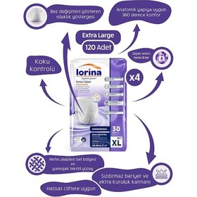 Resim Emici Külot Hasta Bezi Xlarge 120 Adet XL 