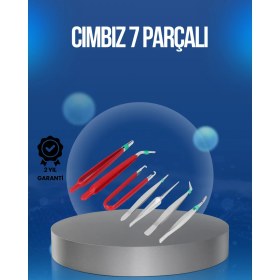 Resim Elektronik Devre ve Saat Tamiri Için 7’li Paslanmaz Çelik Cımbız 