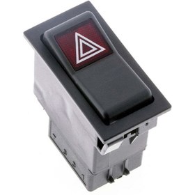 Resim allestock Universal Sinyal Flaşör Düğmesi Anahtarı 7 Pin Rocker Switch 1695209m1 - Ampullü 12v 