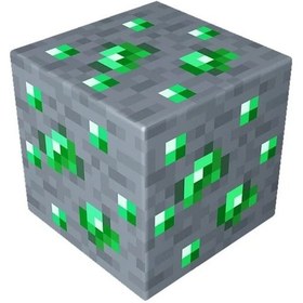 Resim Minecraft Cevheri Taşınabilir Şarjlı Yeşil Pilli Led Gece Lambası Yeşil 