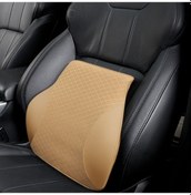 Resim Dört Mevsim Nefes Bellek Köpük Araba Lomber Yastık Polyester Yastık Beige 