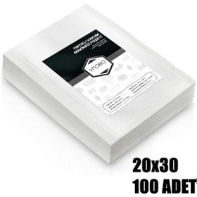 Resim VI'ORIO 20x30 Tırtıklı Vakum Makinesi Poşeti 100 Adet 