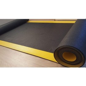 Resim 3 Mm 20 Kv Siyah Ikaz Şeritli Yalıtkan Izole Halı 100X100 