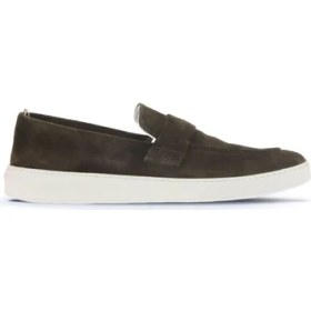Resim Bueno Shoes Haki Süet Erkek Loafer 01MA8100 