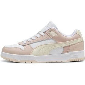 Resim Puma 386373 30 Rebound Game Low White/rose Quartz/rosebay Kadın Sneaker Pembe 