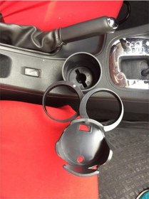 Resim Çok Fonksiyonlu Bardaklık Küllük Geçmeli Siyah 