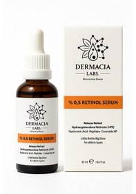 Resim Dermacia Labs Kırışıklık ve Yaşlanma Karşıtı 0.5% Retinol Serum 30 ML 