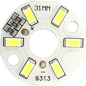Resim 5730 5V 3W 32mm Beyaz Led Modül Aluminyum Pcb 6 Led Lamba Aydınla 