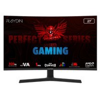Resim RAYDIN EG27RFA-300HZ, 27", 1ms, 300Hz, Full HD, 2xHDMI, DP, Hoparlör, VA LED, R1500 Curved, Yükseklik Ayarlı Ayak, Frameless, FreeSync Gaming Monitör 