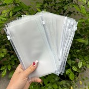 Resim 4/8/16 Adet A6 Fermuarlı Şeffaf Zarf Çantalar - Yeniden Kullanılabilir Hediye Torbaları, Saklama Poşetleri, Dosya Tutucuları, Ofis Kullanımı İçin Uygun 