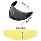 Resim Xuweiwei Anti Fog Sticker Hj20m Hj20m Pc Malzeme Siperlik Koruyucu Hjc C70 Fg17 Fgst Is17 