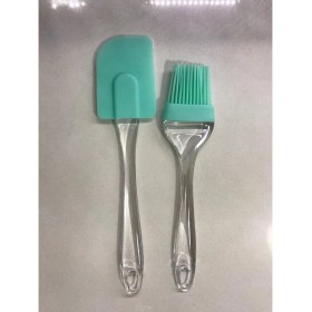Resim Baysa Silikon Fırça Spatula Yeşil 