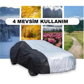 Resim Citroen C5 Aircross Suv Uyumlu Araba Brandası,oto Araba Örtüsü,çadır Gri-Siyah 