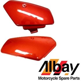 Resim Honda C90 Akü Kapak Takım Kırmızı 
