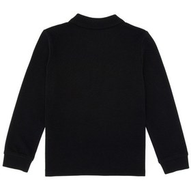 Resim U.S. Polo Assn. Erkek Çocuk Siyah Basic Polo Yaka Sweatshirt 50313790-VR046 