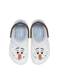 Resim Crocs Frozen Olaf Lined Cls Clg K Beyaz Çocuk Terlik-10165 BEYAZ 
