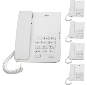 Resim Karel TM140 Beyaz Analog Telefon 5'li Fırsat Paketi 