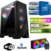 Resim MSI Şafak-Gaming Pc Ddr5-Rtx 5060Tİ 8gb -Intel I7 14700KF – 32 GB Ddr5 Ram – 1 Tb M.2 SSD 5000 4000 – 240MM Sıvı Sogutma -Windows 11 Pro 