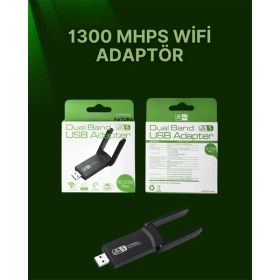 Resim Motto Ticaret USB 3.0 Wireless Adaptör - 2.4ghz & 5ghz Destekli 