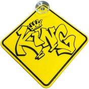 Resim OTO SÜSLEN İSTANBUL Etiketçilere Özel Cam Süsü Pleksi Vantuzlu Arma Sarı 