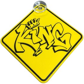 Resim OTO SÜSLEN İSTANBUL Etiketçilere Özel Cam Süsü Pleksi Vantuzlu Arma Sarı 