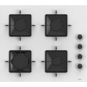 Resim Ferre Ve Afm Tech SS206 + FM7701 + FM3401W Whıte Star Turbolu Beyaz Dijital Ankastre Set 