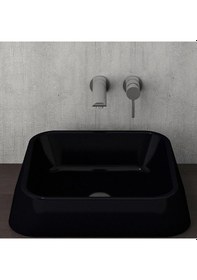Resim Bocchi Firenze Çanak Lavabo Parlak Siyah 1005-005-0125 