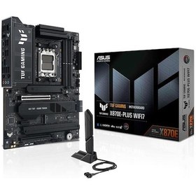 Resim Asus Tuf Gamıng X870e-plus Wıfı7 Ddr5 Hdmı-dp Typec Pcıe 5.0 Am5 Atx 