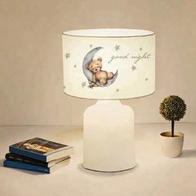 Resim Homing Kumaş Baskılı Çocuk Odası Abajur 