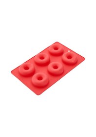 Resim Excellentt Houseware Silikon Donut Kalıbı - Kırmızı - 27,5x17 Cm Renkli 