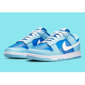 Resim Nike Dunk Low Retro QS Argon Blue Erkek Spor Ayakkabı - DM0121-400 