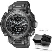 Resim Hanyang Kara Kutu Smael Erkek Spor Izle Zeytin Dijital Kuvars Saatler Su Geçirmez Otomatik Tarih Kronograf Elektronik Kol Saati Часы Мужские RELOJ8053 (Yurt Dışından) 