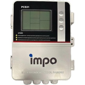 Resim İmpo Pcs31 7,5 - 10hp Trifaze Lcd Ekranlı 380v - Dalgıç Pompa Kontrol Panosu 