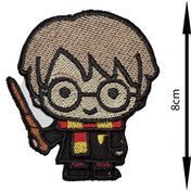 Resim REMSATİC Ütü Ile Yapışan Arma - Patch - Harry Potter Modeli (8CM X 7CM) 