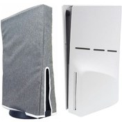 Resim Ps5 İnce Disk Ve Dijital Sunucu İçin Toz Kapağı Koruyucu Kılıf, Stil: Dikey Gri 