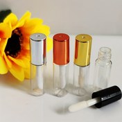 Resim 5 ADET 1.2ML Ruj Kapak Yuvarlak Mini Lipgloss Örnek Tüpü Doldurulabilir Şişeler Kauçuk İçerikli Seyahat Gereksinimleri 