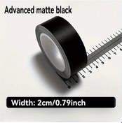 Resim Turcoshop11 1 Adet 2cm Sessiz Siyah Pvc Araç Koruma Şeridi Çizilmeye Dayanıklı Su Geçirmez 