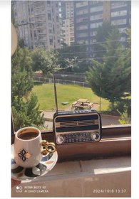 Resim Daxom nostaljik Bluetooth lu müzik kutusu 3band radyo,usb,mp3 player 