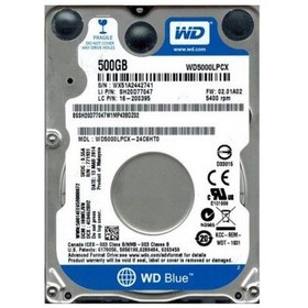 Resim Western Digital Blue PC Mobile WD5000LPCX 2.5" 500 GB Serial ATA III 