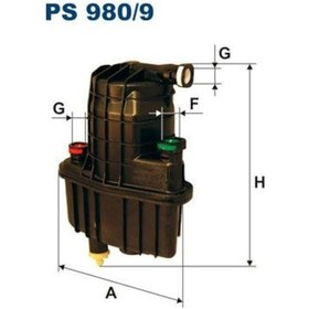 Resim FILTRON PS980/9 Mazot Filtresi Sensorlu Tip (Renault : Clio III 1.5Dci-Modus) PS9809 (WA415586) 